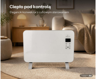 Mission Air Grzejnik konwektorowy PORTO WiFi 1000W Biały - 1590295 - zdjęcie 11